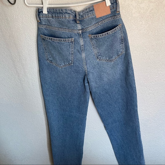 Zara NWT super high rise straight leg jeans - Picture 5 of 11